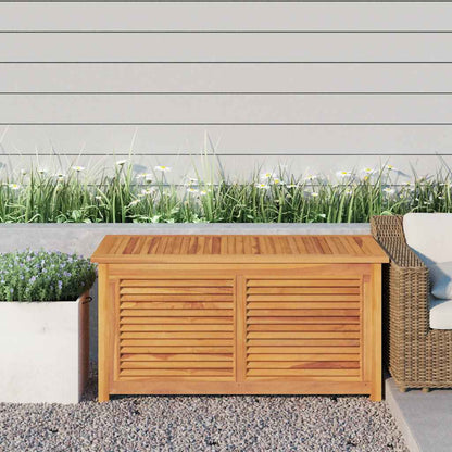 Contenitore Giardino con Borsa 114x50x58cm Legno Massello Teak | homemem39