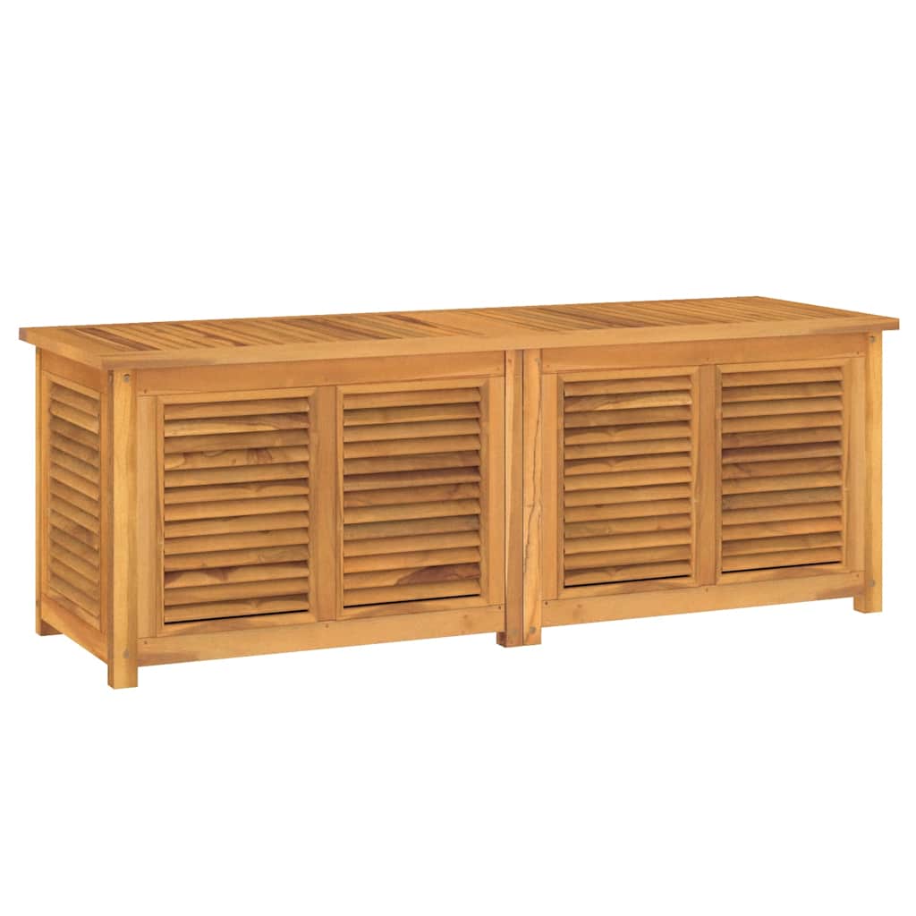 Contenitore Giardino con Borsa 150x50x55 cm Legno Massello Teak | homemem39