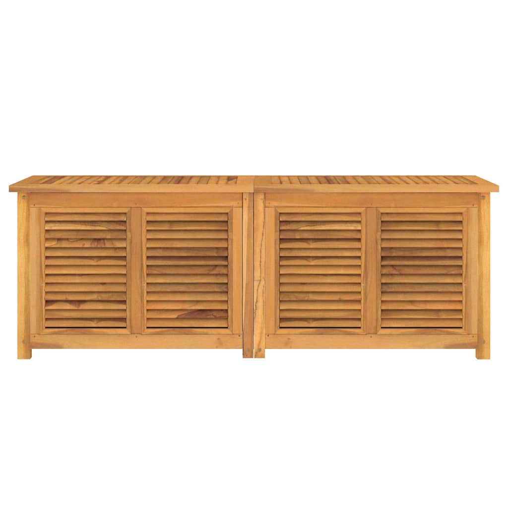 Contenitore Giardino con Borsa 150x50x55 cm Legno Massello Teak | homemem39