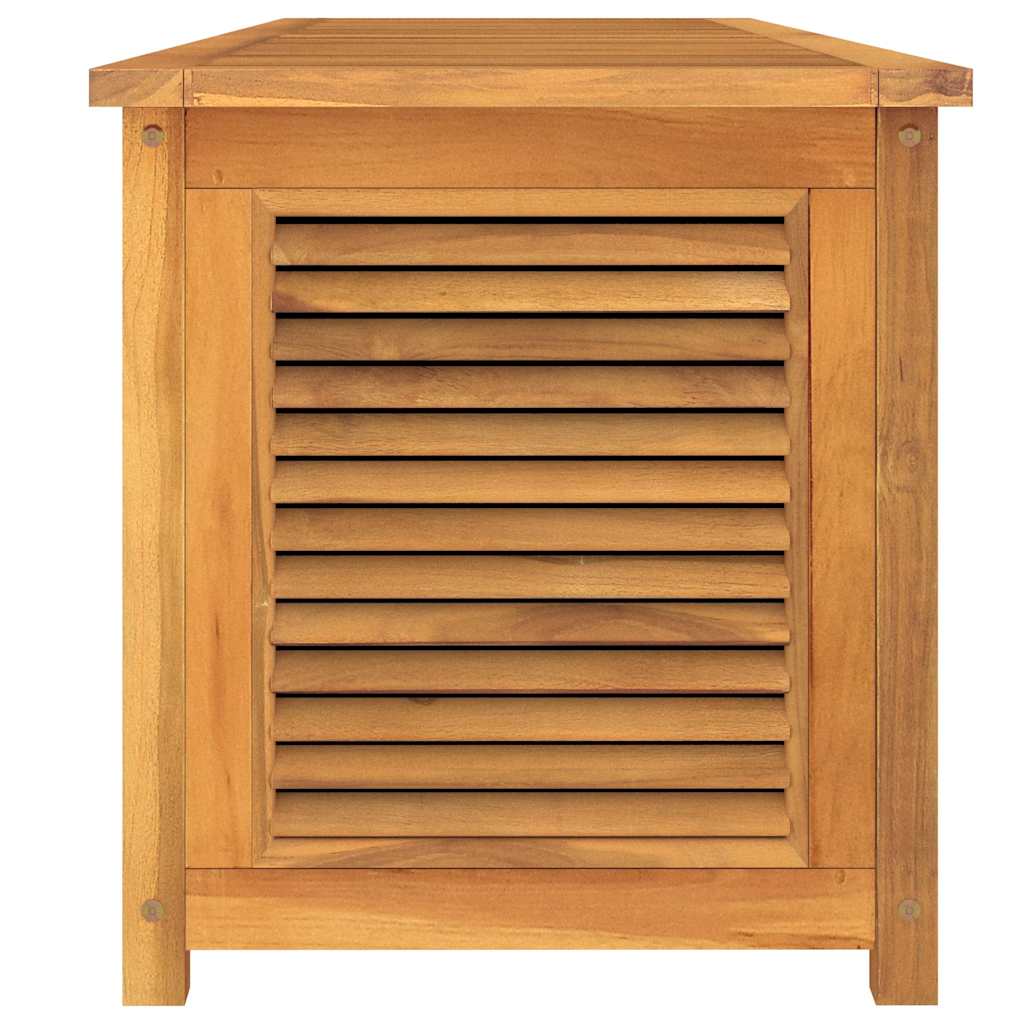 Contenitore Giardino con Borsa 200x50x55 cm Legno Massello Teak
