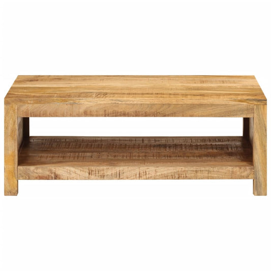 Tavolino da Salotto 80x55x30 cm in Legno Massello di Mango | homemem39