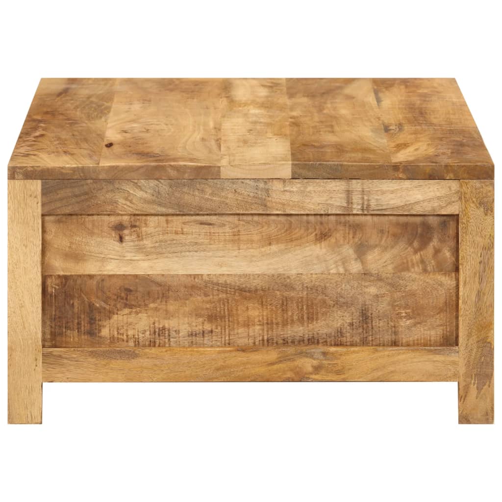 Tavolino da Salotto 80x55x30 cm in Legno Massello di Mango | homemem39