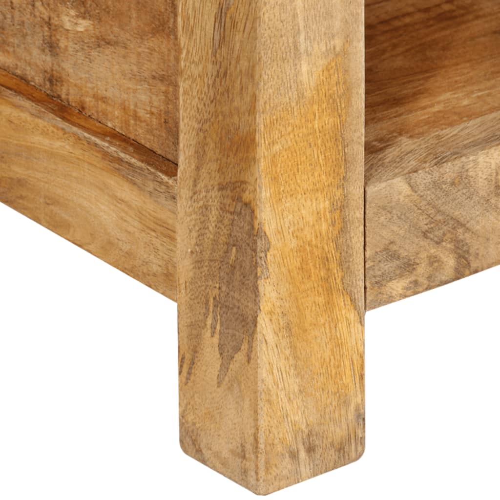 Tavolino da Salotto 80x55x30 cm in Legno Massello di Mango | homemem39