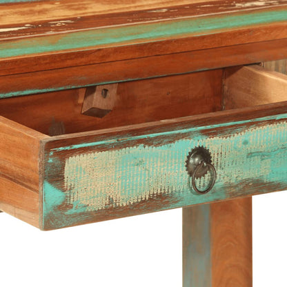 Tavolo Consolle 110x30x75 cm in Legno Massello di Recupero | homemem39
