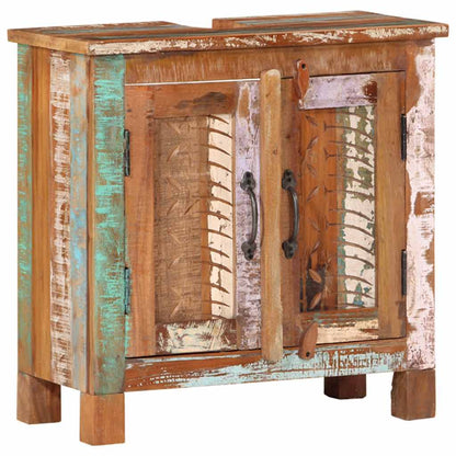 Set Mobili da Bagno 4 pz in Legno Massello di Recupero | homemem39
