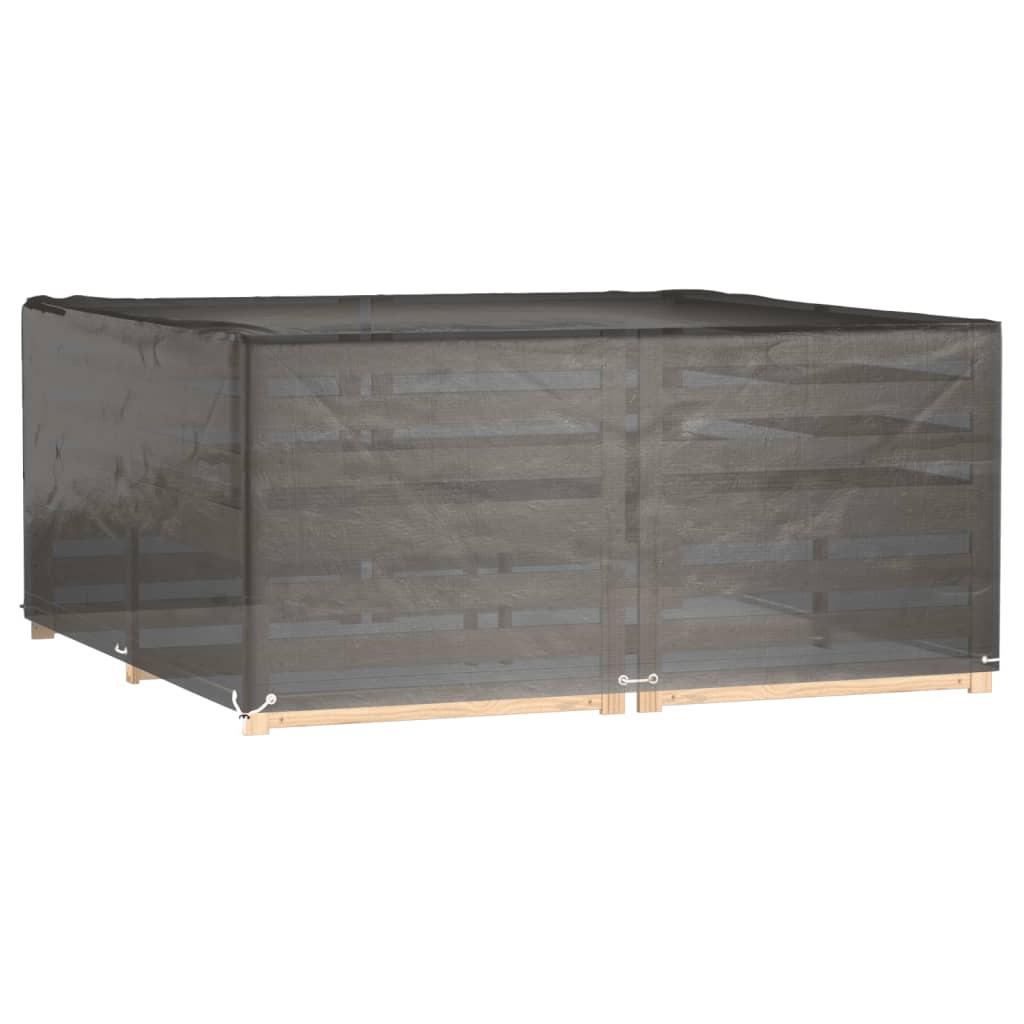 Copertura Mobili da Giardino 16 Occhielli 205x205x90cm Quadrata | homemem39