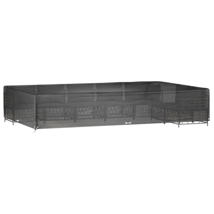 Copertura Mobili Giardino 16 Occhielli 325x205x60 Rettangolare - homemem39