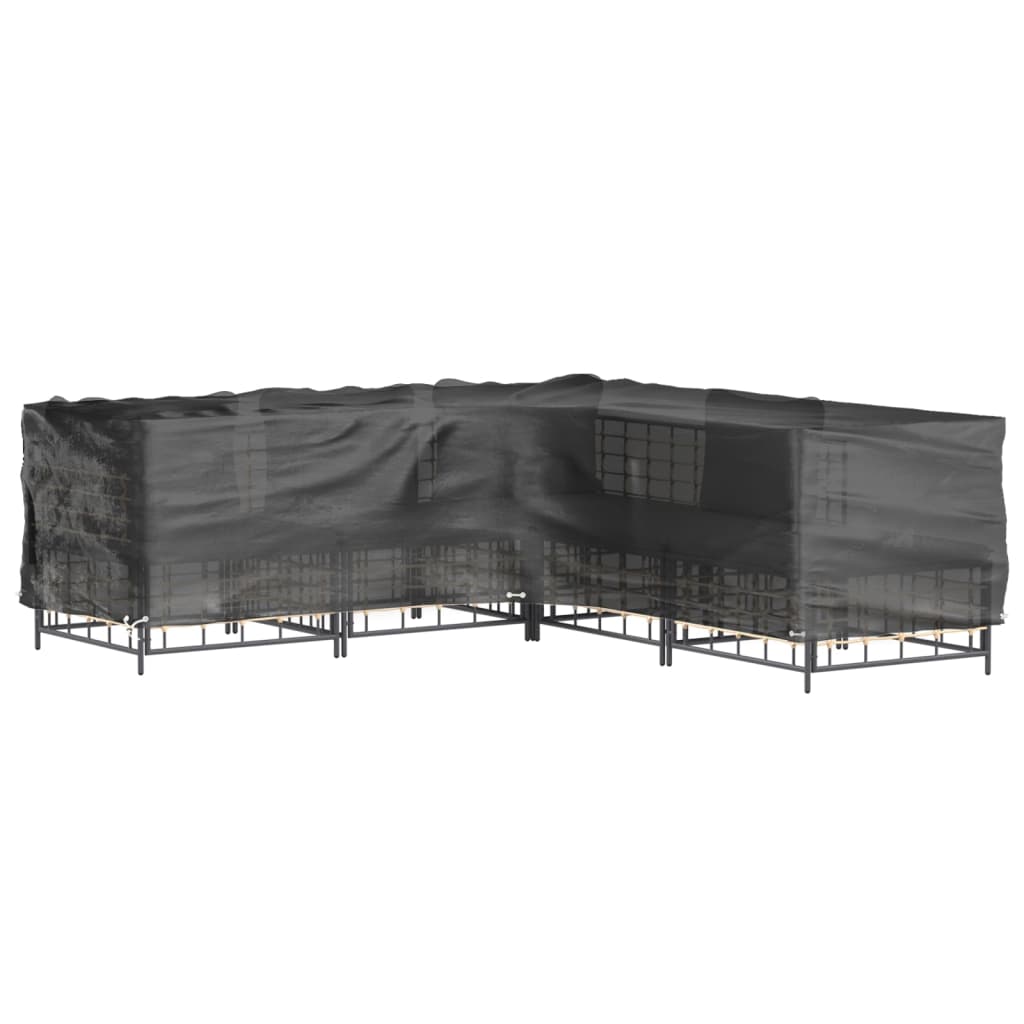 Copertura Mobili da Giardino a L 16 Occhielli 250x250x70 cm | homemem39