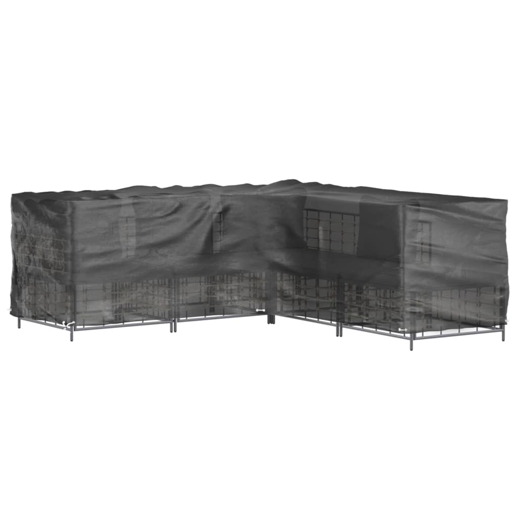 Copertura Mobili da Giardino a L 16 Occhielli 285x285x70 cm | homemem39