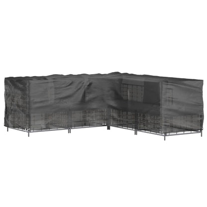 Copertura Mobili da Giardino a L 20 Occhielli 300x300x70 cm | homemem39