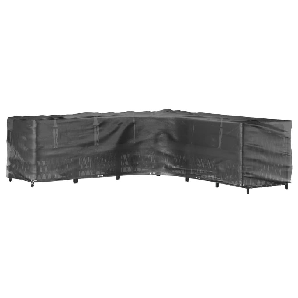 Copertura Mobili da Giardino a L 18 Occhielli 220x285x80 cm | homemem39