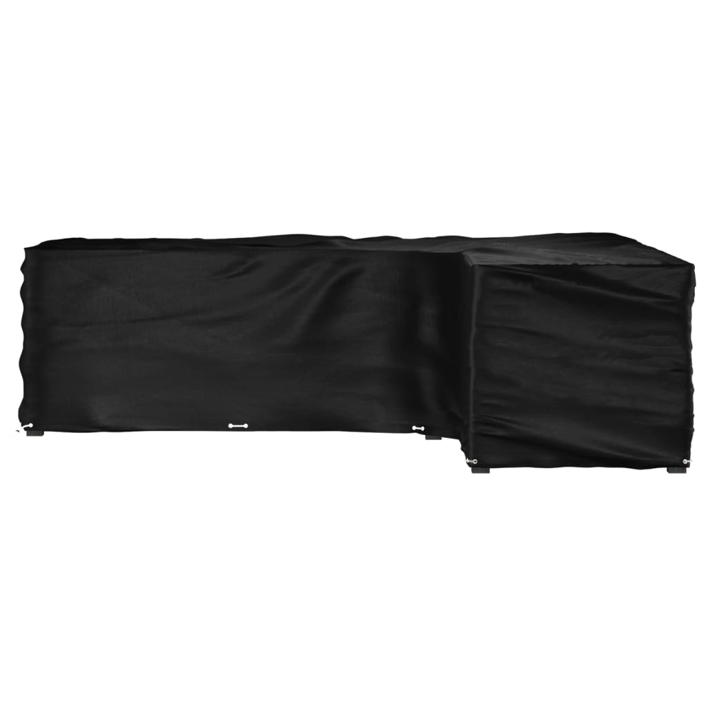 Copertura Mobili da Giardino a L 18 Occhielli 285x220x80 cm