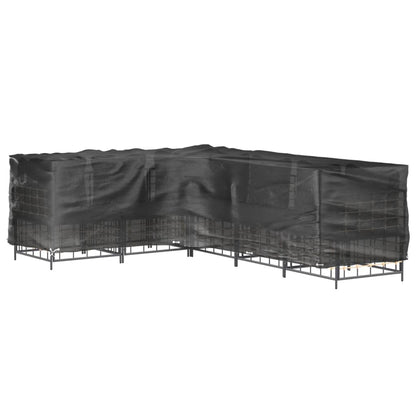 Copertura Mobili da Giardino a L 18 Occhielli 285x220x80 cm