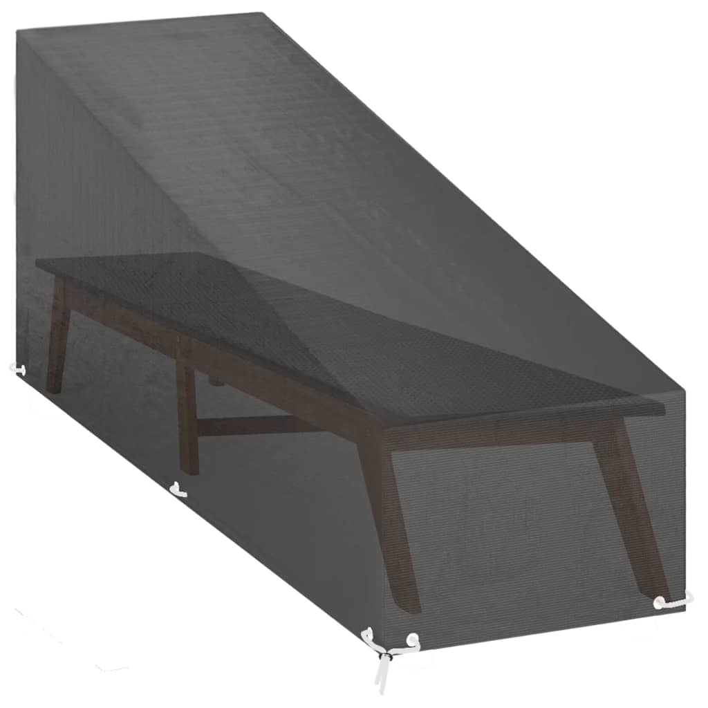 Copertura per Sdraio 12 Occhielli 205x75x40/70cm in Polietilene | homemem39