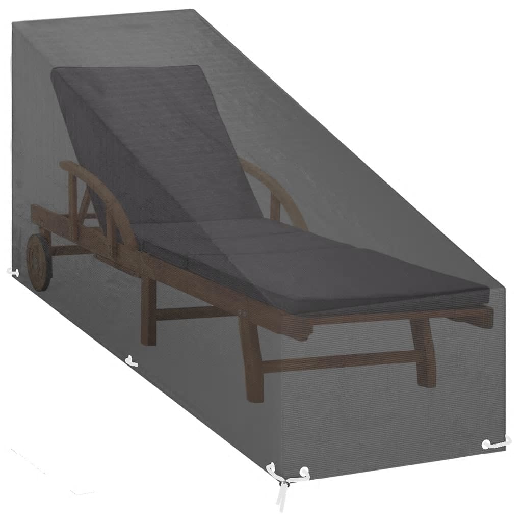 Copertura per Sdraio 12 Occhielli 200x65x35/60cm in Polietilene | homemem39