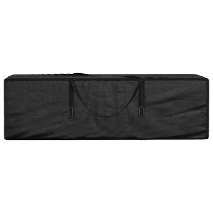 Borsa Porta Cuscini da Giardino Nera 135x40x55 cm Polietilene | homemem39