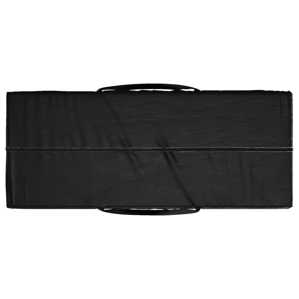 Borsa Porta Cuscini da Giardino Nera 135x40x55 cm Polietilene | homemem39