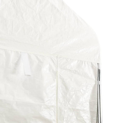 Gazebo con Tetto Bianco 17,84x4,08x3,22 m in Polietilene | homemem39