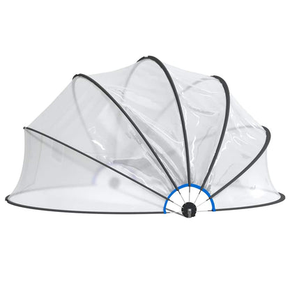 Cupola per Piscina Rotonda 406x203 cm PVC | homemem39