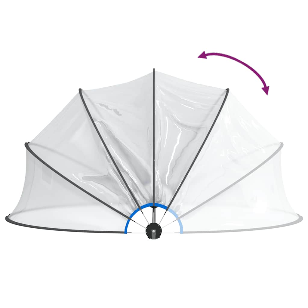 Cupola per Piscina Rotonda 406x203 cm PVC | homemem39
