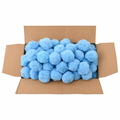 Sfera Filtrante Antibatterica per Piscina Blu 700g Polietilene | homemem39