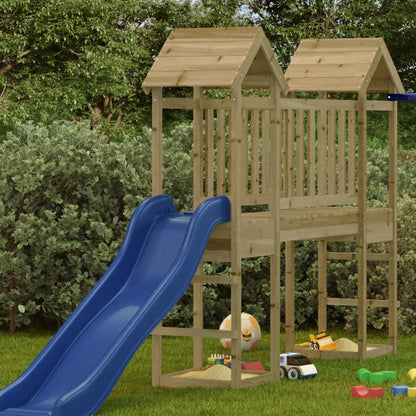 vidaXL Play Tower 53x46.5x194 cm Impregnated Pine Wood