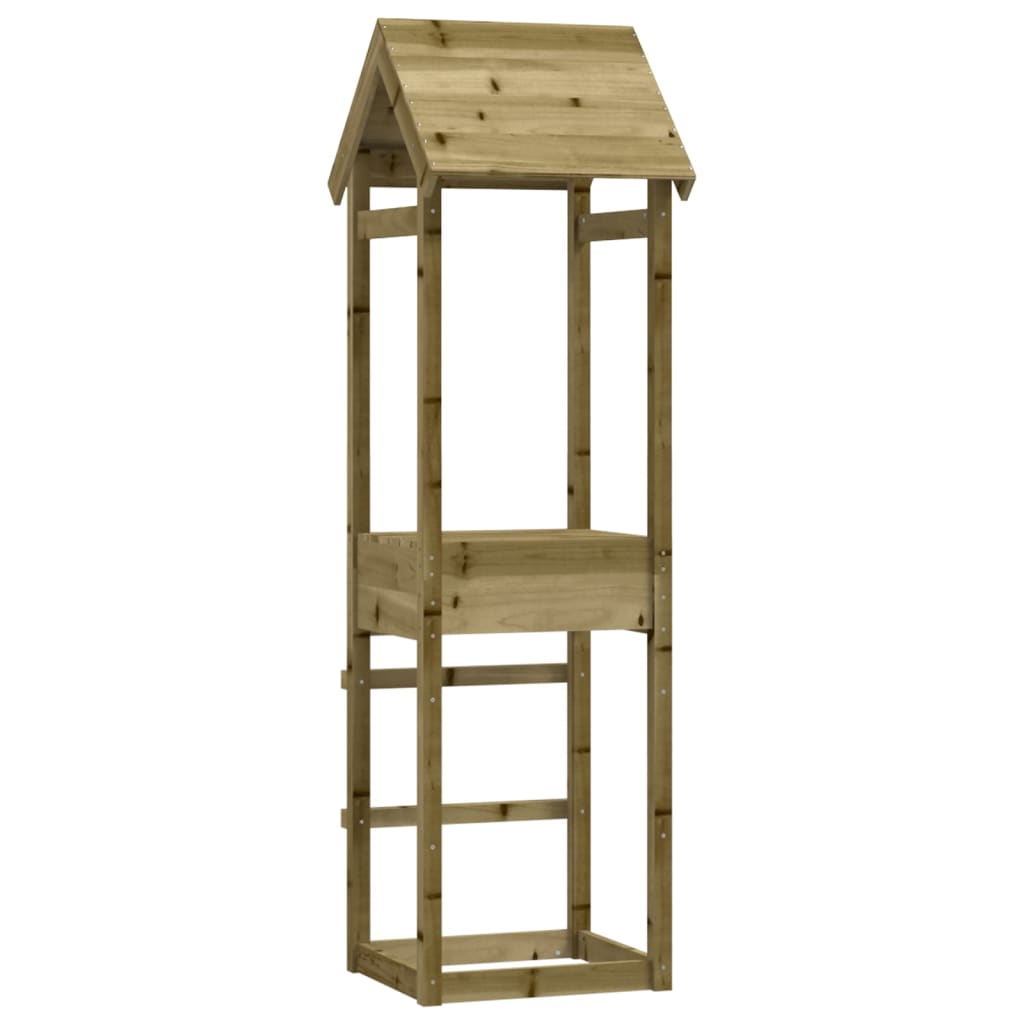 vidaXL Play Tower 53x46.5x194 cm Impregnated Pine Wood