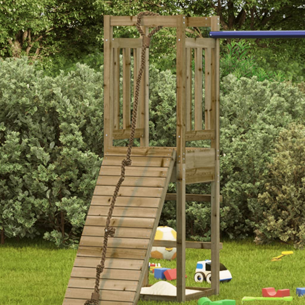 Play Tower 53x46.5x169 cm in Impregnated Pine Wood