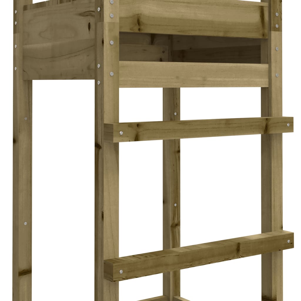 Play Tower 53x46.5x169 cm in Impregnated Pine Wood