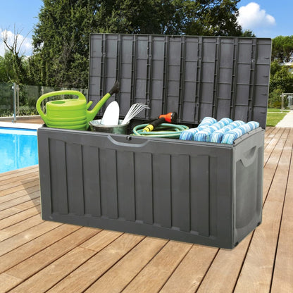 Contenitore Portaoggetti Nero 118x53x57 cm in Polipropilene - homemem39