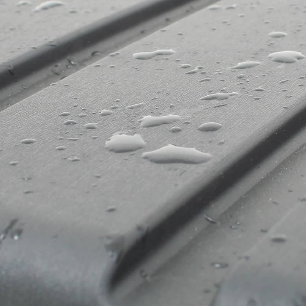 Contenitore Portaoggetti Nero 118x53x57 cm in Polipropilene - homemem39