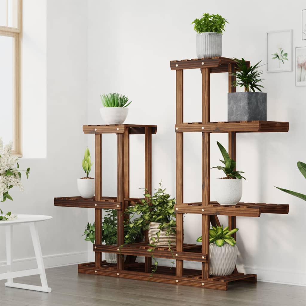 Portafiori 95x25x96 cm in Legno Massello di Abete - homemem39