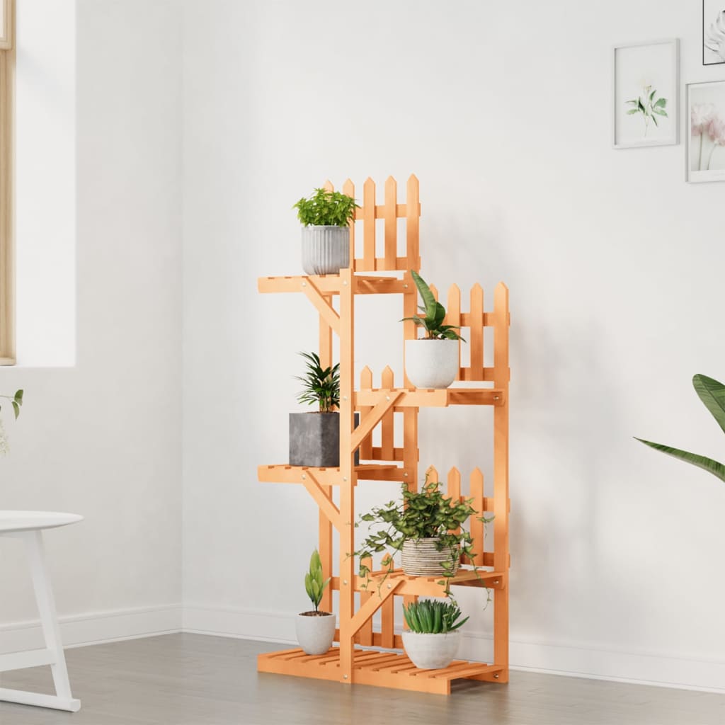 Portafiori 60x25x130 cm in Legno Massello di Abete - homemem39