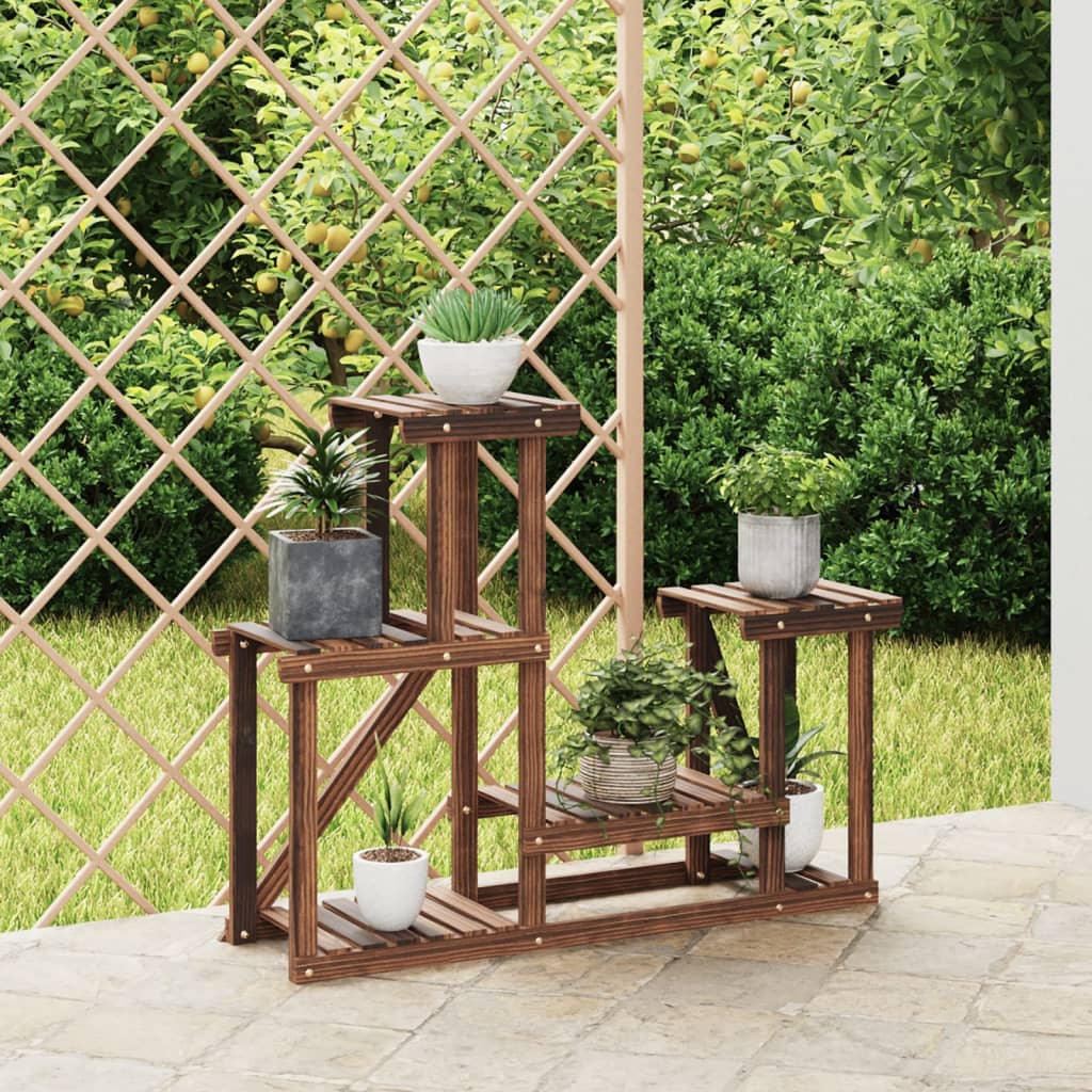 Portafiori 90x25x73,5 cm in Legno Massello di Abete - homemem39