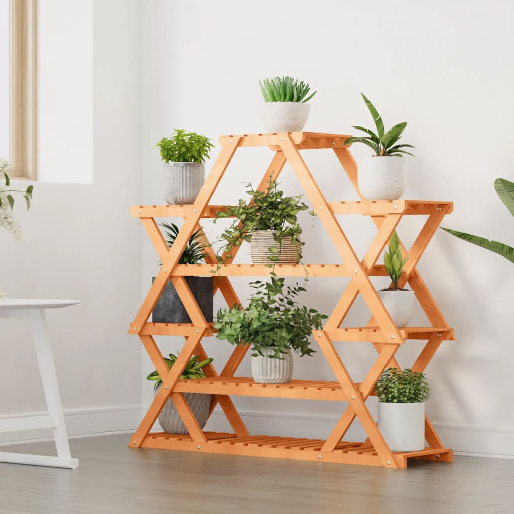 Portafiori 110x25x105 cm in Legno Massello di Abete - homemem39