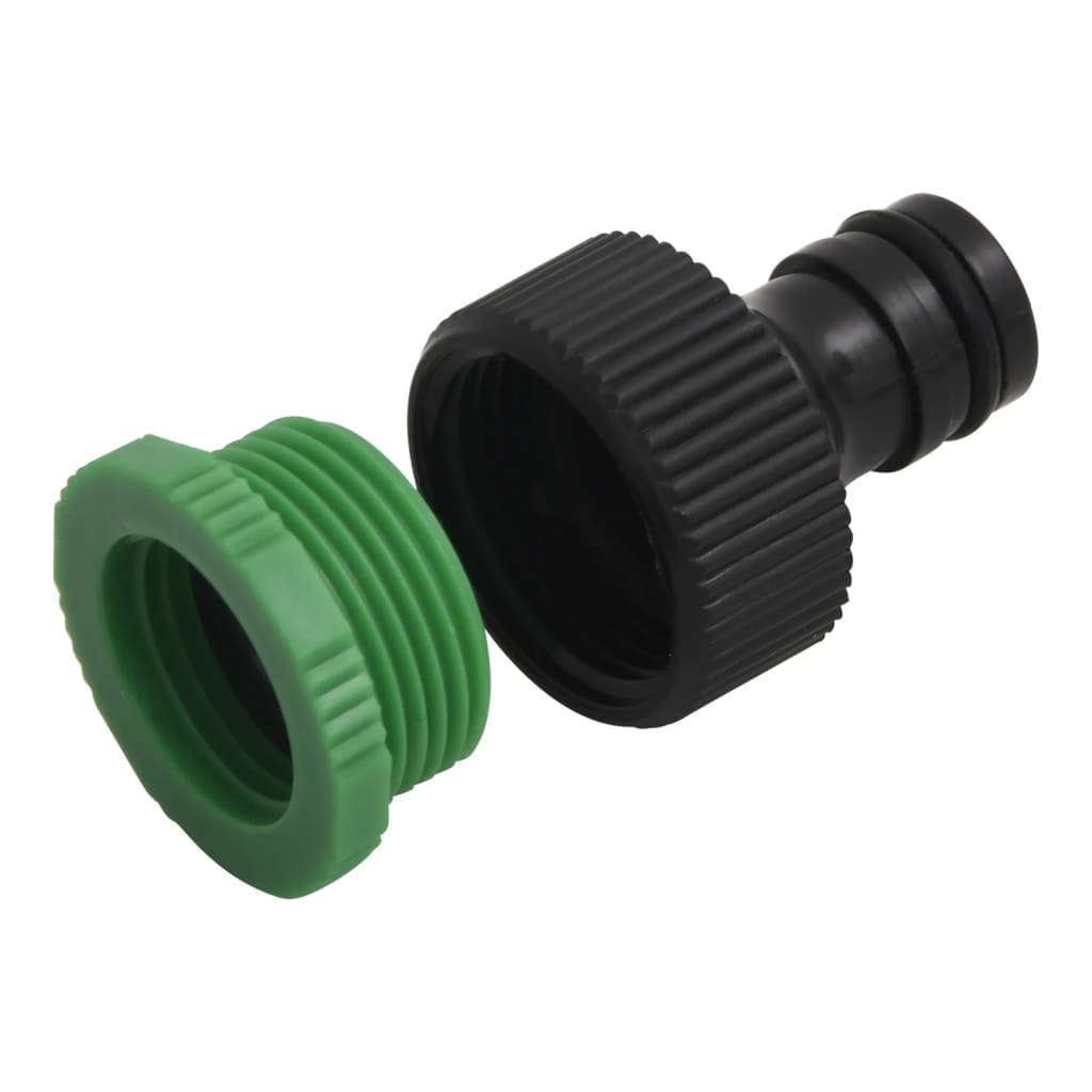 Set Tubo da Giardino con Raccordi Verde 0,5" 10 m in PVC