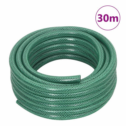 Set Tubo da Giardino con Raccordi Verde 0,5" 30 m in PVC