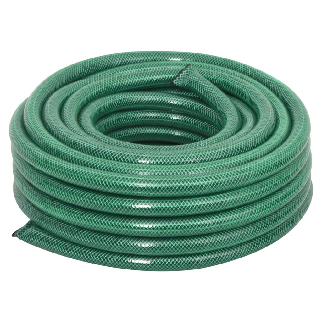 Set Tubo da Giardino con Raccordi Verde 0,75" 30 m in PVC - homemem39