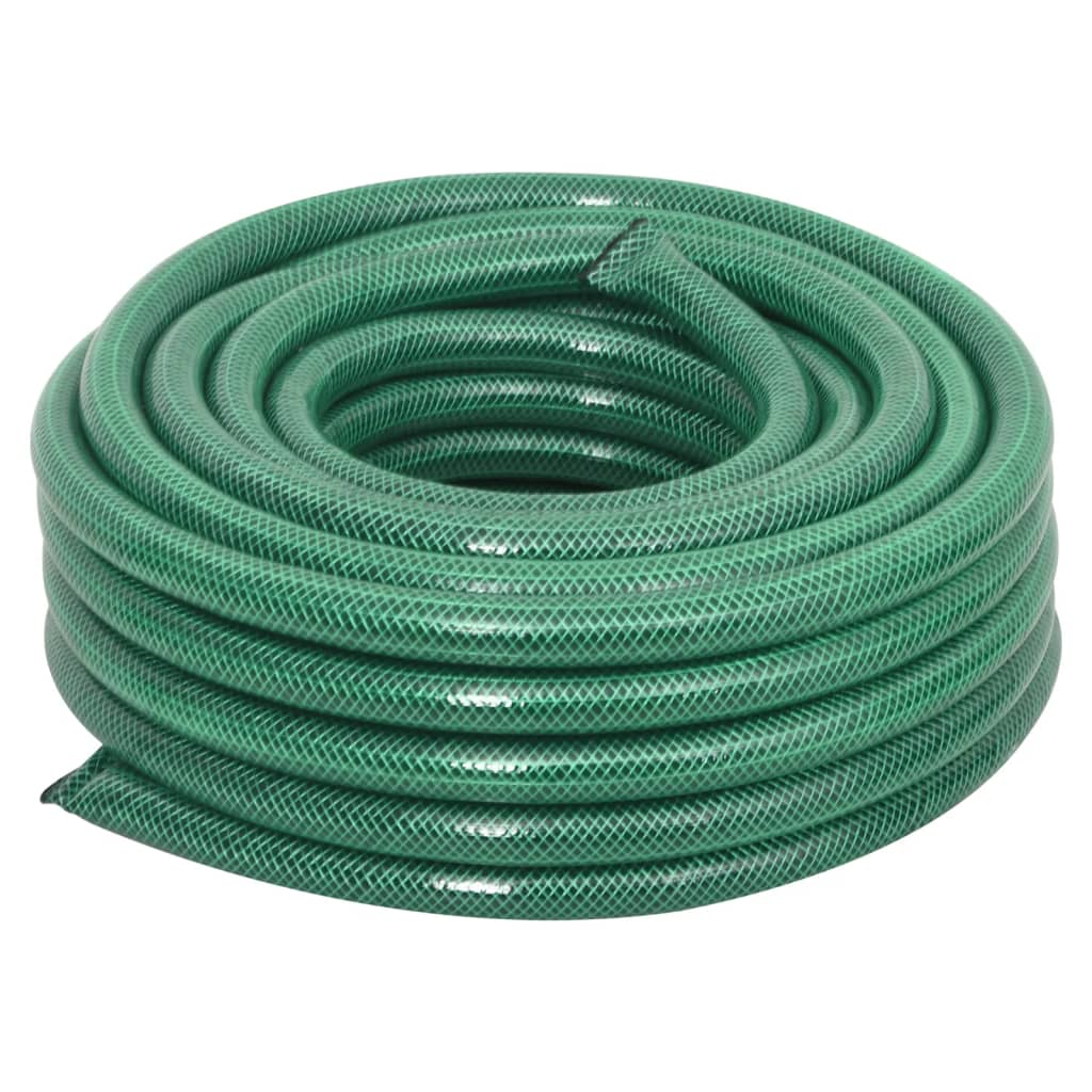 Set Tubo da Giardino con Raccordi Verde 0,75" 50 m in PVC - homemem39