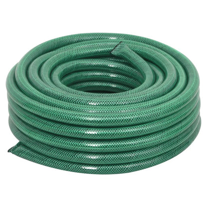 Set Tubo da Giardino con Raccordi Verde 0,75" 50 m in PVC - homemem39