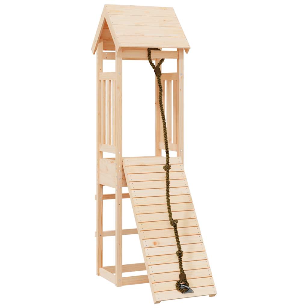 Casetta con Arrampicata in Legno Massello di Pino | homemem39
