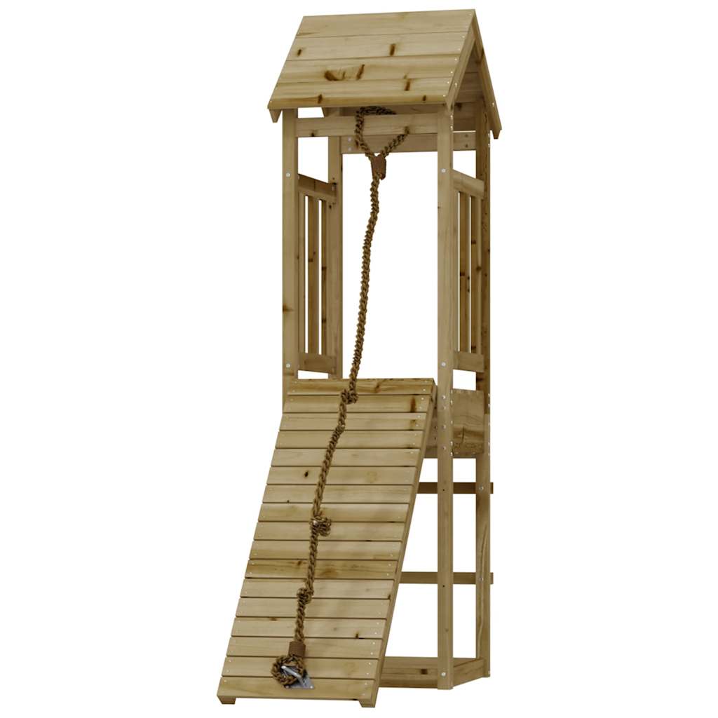 Casetta con Arrampicata in Legno di Pino Impregnato | homemem39