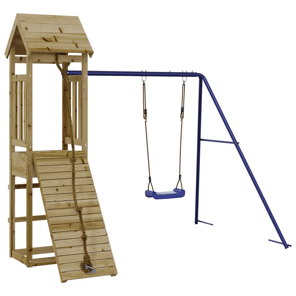 Set da Gioco da Esterno in Legno di Pino Impregnato | homemem39