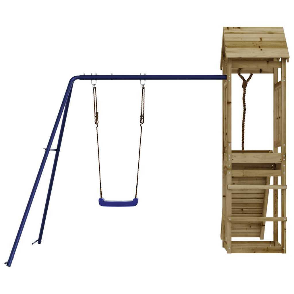 Set da Gioco da Esterno in Legno di Pino Impregnato | homemem39
