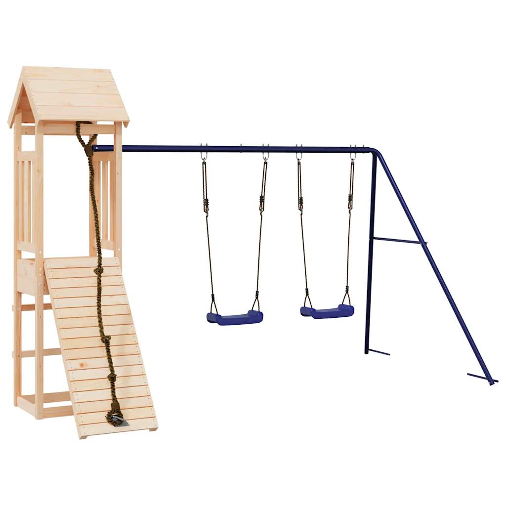 Set da Gioco da Esterno in Legno Massello di Pino | homemem39