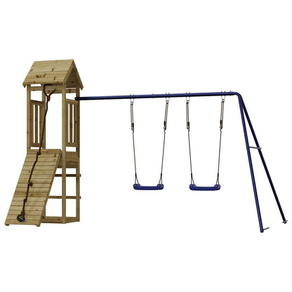 Set da Gioco da Esterno in Legno di Pino Impregnato | homemem39