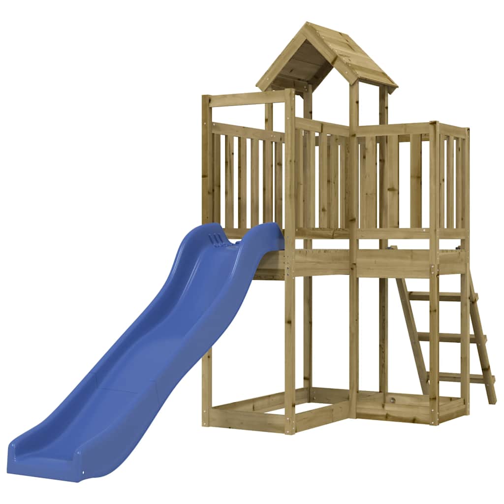 Set da Gioco da Esterno in Legno di Pino Impregnato | homemem39