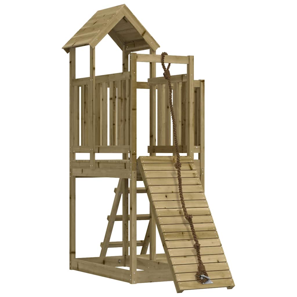 Casetta con Arrampicata in Legno di Pino Impregnato | homemem39