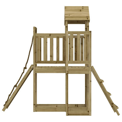 Casetta con Arrampicata in Legno di Pino Impregnato | homemem39