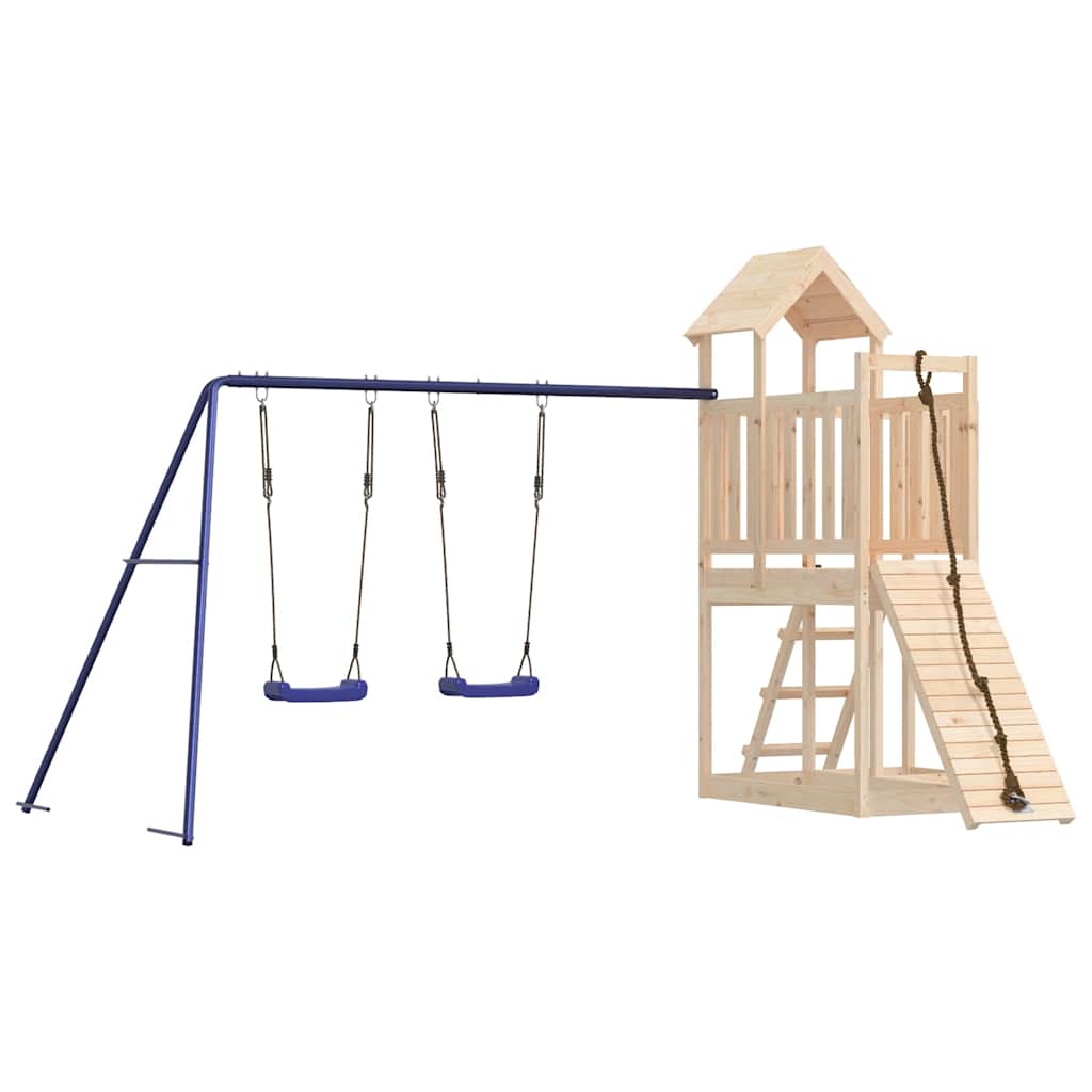 Set da Gioco da Esterno in Legno Massello di Pino | homemem39
